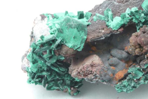 Pseudomorphosis of malachite after azurite