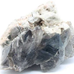 Eudidymite, smoky quartz