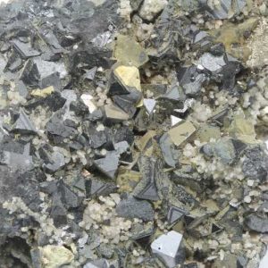 Galena, sphalerite, pyrite