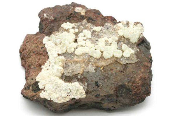 Hyalite, apatite (staffelite)