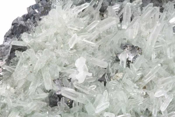 Quartz - Japanese twin, galena