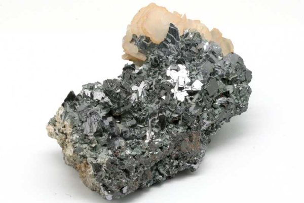 Galenite, sfalerite, calcite