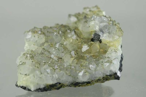 Quartz, pyrite, sphalerite