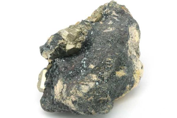 Pyrite, hematite