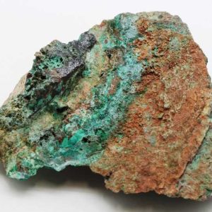 Olivenite, cuprite, malachite