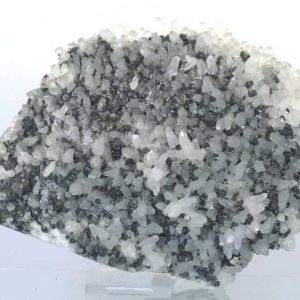 Bournonite, quartz, chalcopyrite