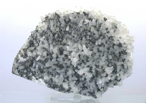 Bournonite, quartz, chalcopyrite