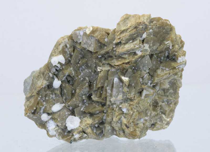 Siderite, calcite, pyrite