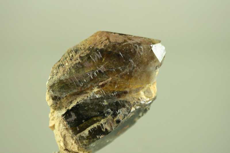 Smoky quartz, albite - Image 2