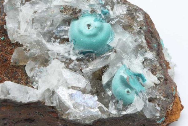 Rosasite, calcite - Image 2