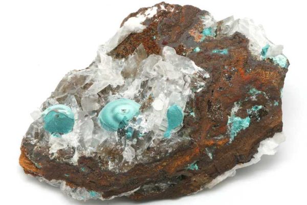 Rosasite, calcite - Image 3