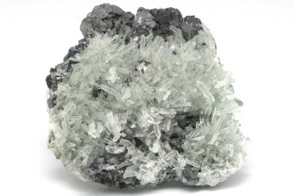 Quartz - Japanese twin, galena - Image 4