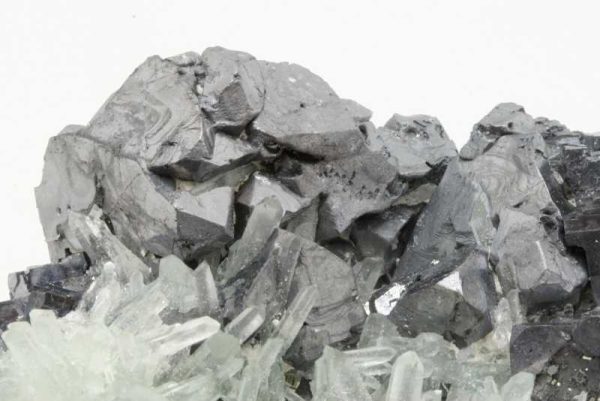 Quartz - Japanese twin, galena - Image 7