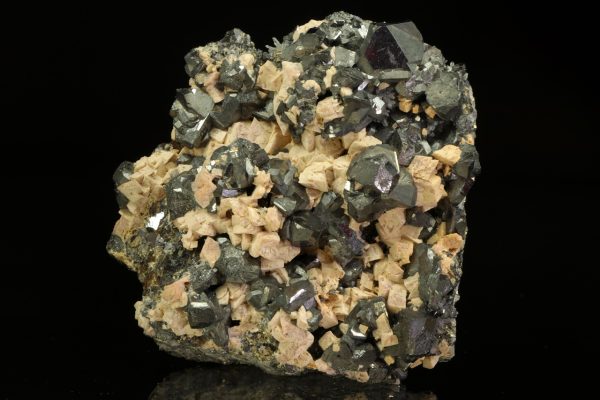 Tetrahedrite, rhodochrosite