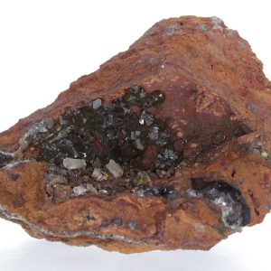 Adamine, calcite