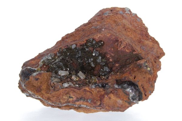 Adamine, calcite