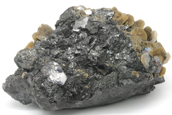 Sphalerite, galena, siderite
