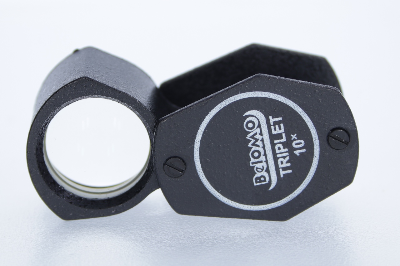 Gemological loupe, 10× magnification triplet - Image 2