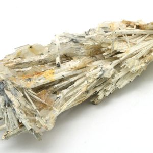 Stibnite, baryte, stibiconite