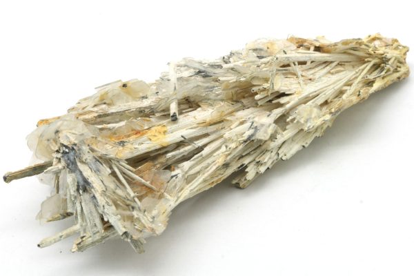 Stibnite, baryte, stibiconite