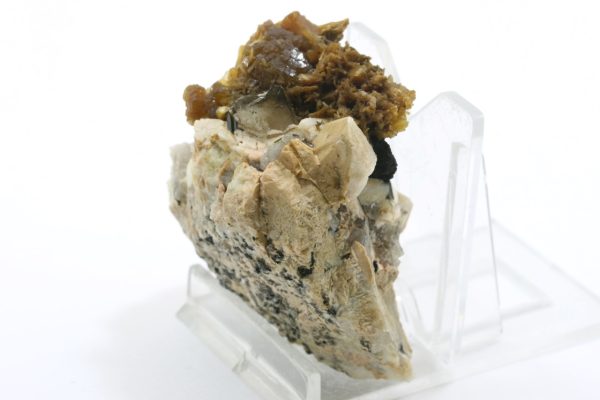 Strigovite, orthoclase, stilbite, smoky quartz - Image 7