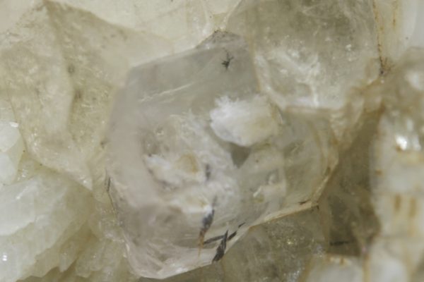 Beryl, orthoclase, quartz