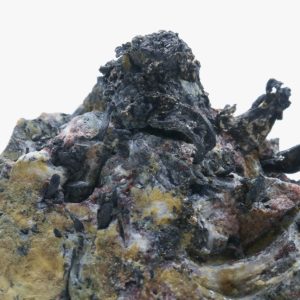 Silver, rhodochrosite