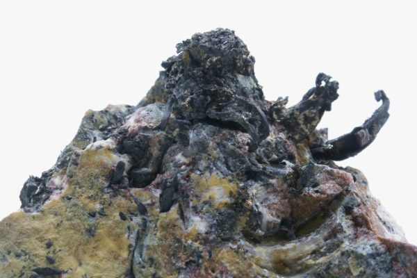 Silver, rhodochrosite