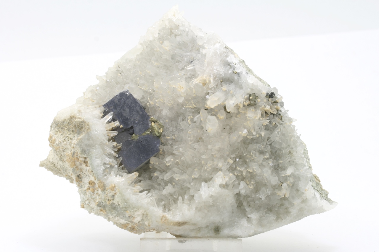 Galena, chalcopyrite, rock crystal - Image 3