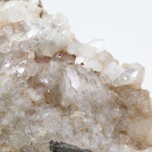 Heulandite, rock crystal