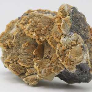Sphalerite, dolomite, calcite