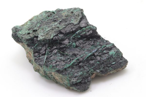 Chalcopyrite, malachite
