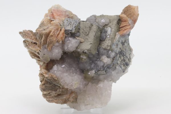 Galena, baryte, fluorite