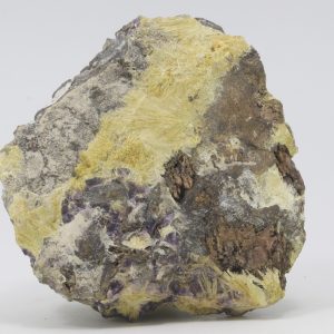 Carpholite, rhodochrosite