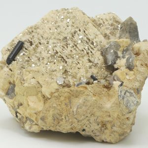 Orthoclase, limonite, scorodite