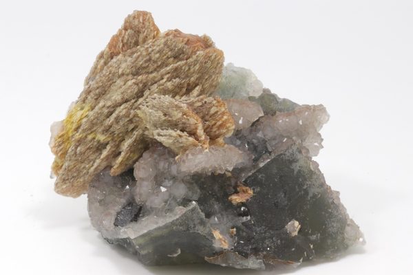 Fluorite, baryte, quartz