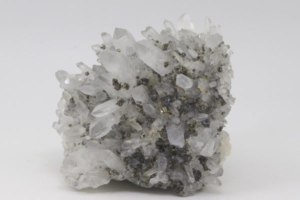 Rock crystal, pyrite - Image 2