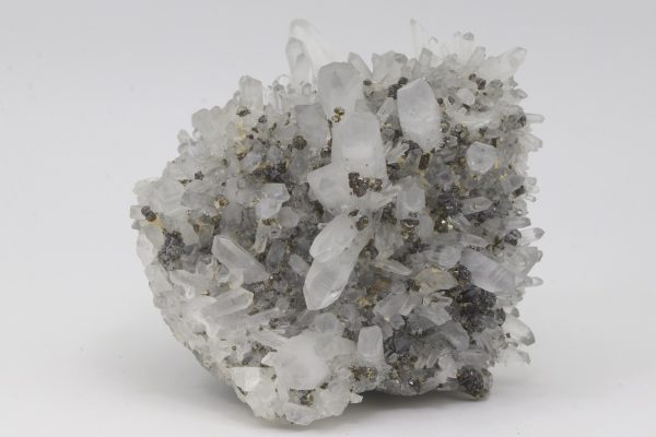 Rock crystal, pyrite
