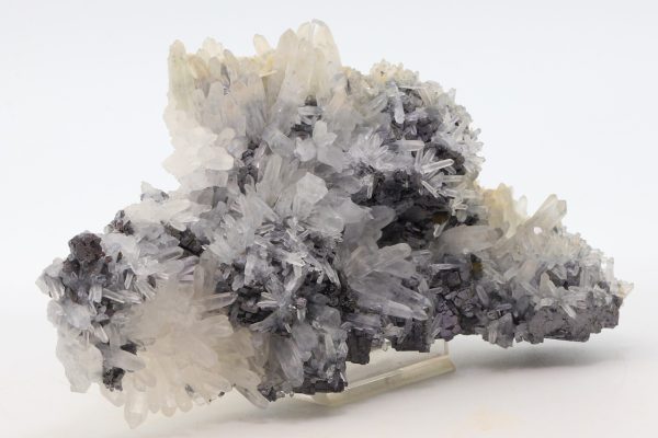 Fibrous galena, rock crystal - Image 2