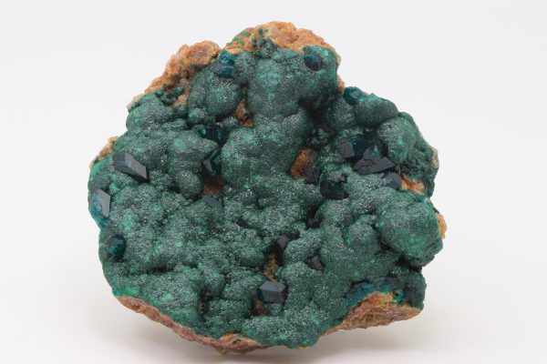 Dioptase, malachite