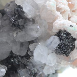 Seligmannite, rhodochrosite