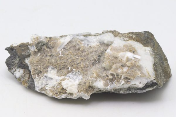 Natrolite, laumontite, arsenopyrite