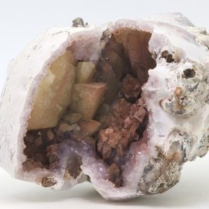 Amethyst, calcite