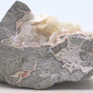 Calcite, natrolite