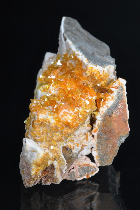 Wulfenite, aragonite - Image 5