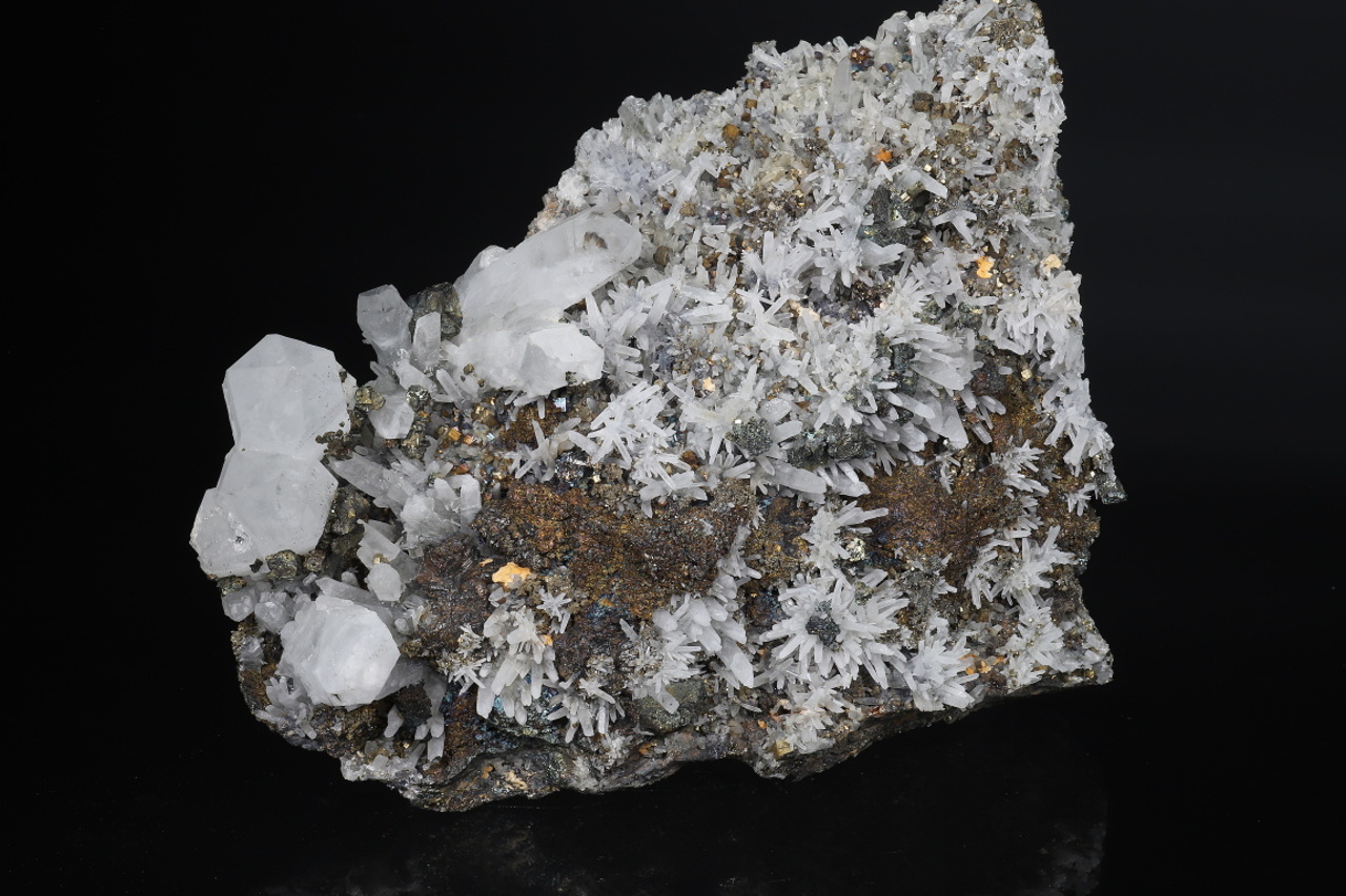 Quartz, chalcopyrite, bournonite, pyrite - Image 3
