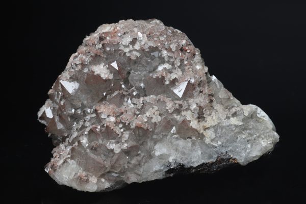 Quartz, calcite, sphalerite