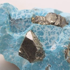 Turquoise, pyrite