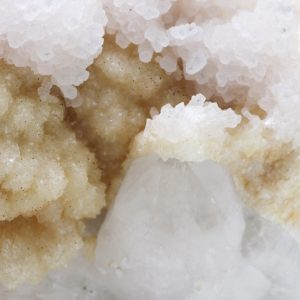 Dolomite, calcite, rock crystal