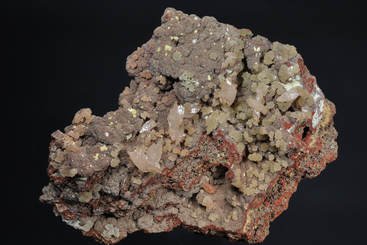 Austinite, calcite